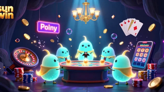 Experience the excitement of sun win with glowworms lighting up a vibrant cave casino scene filled with rewards.