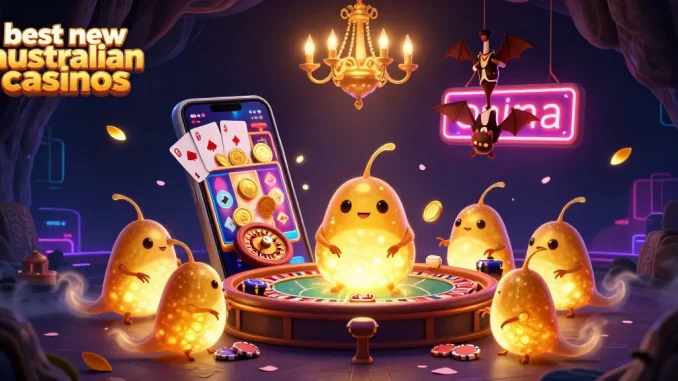 Experience the thrill at the best new Australian online casinos with vibrant games and glowing charm.